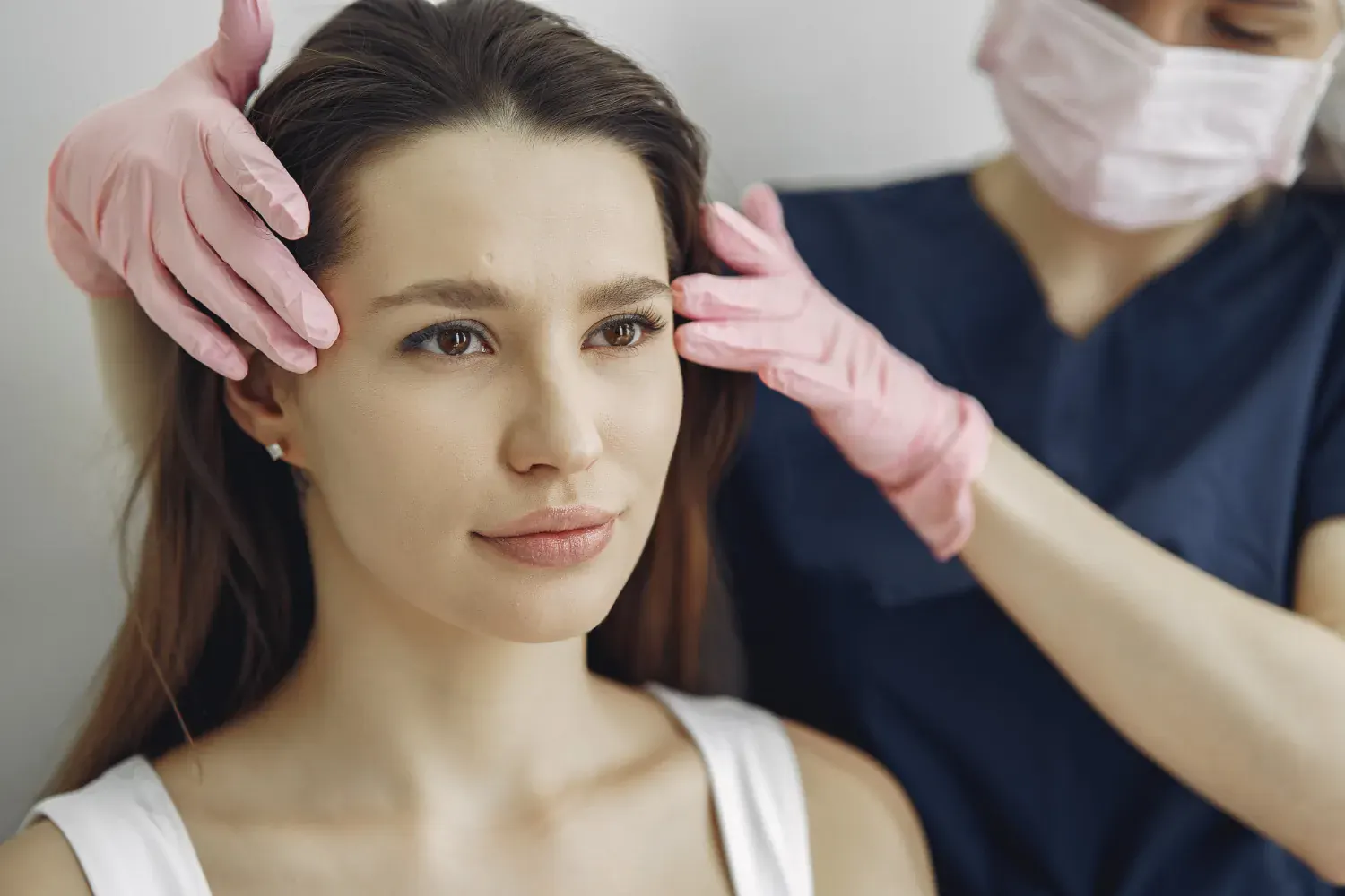 Conceptual image illustrating polynucleotide injections for skin regeneration in London