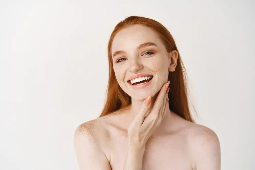 Illustration showing skin booster injections enhancing skin hydration and quality in London
